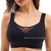Plus Size Women's Wire-Free Bra with Side Support and Anti-Sagging Features