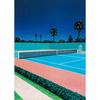 Hiroshi Nagai Vaporwave Japan Beach City Summer Canvas Print Lawn Landscape Wall Art Poster for Nordic Living Room Home Decor
