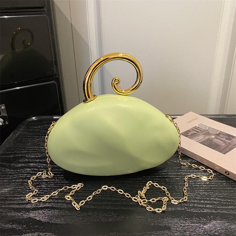 French Evening Handbag for Women Fashion Chain Shoulder Messenger Bag Wedding Party Clutch Purse Ladies Dinner Bag