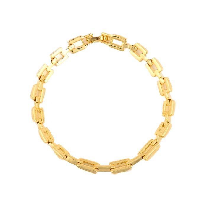 Bracelet - LUXENTER - Figor - Or jaune 18 carats - Alliage métallique - Longueur 18 cm