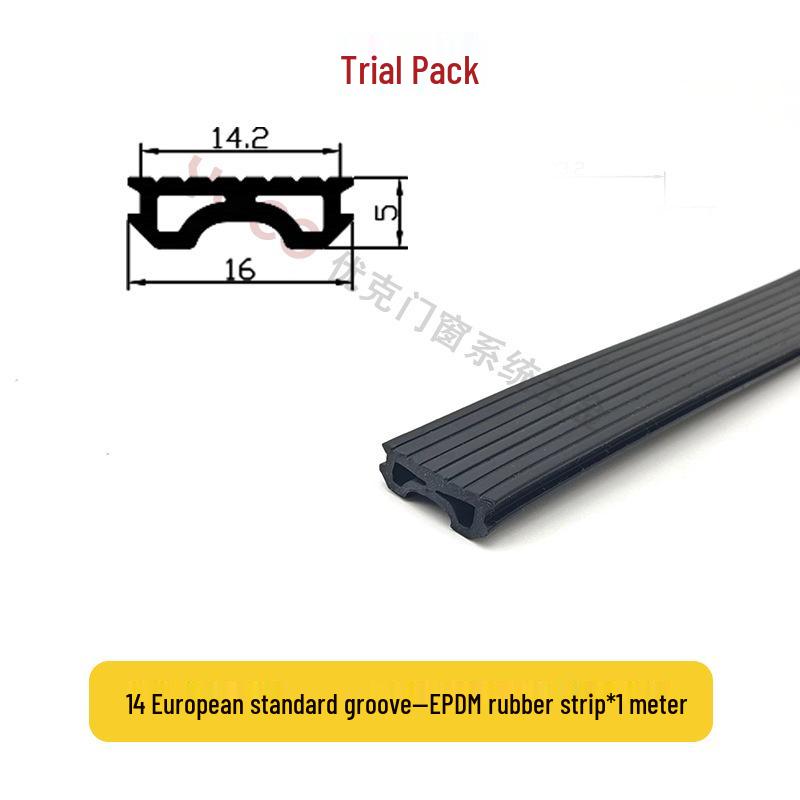 European Standard 23 Slot Aluminum Door & Window Dustproof Sealing Strip