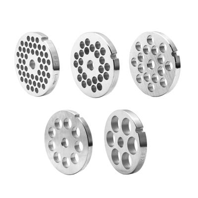 Aço Inoxidável Moedor de Carne Triturador Misturador Moedor Placa Disco Faca Furo 6/8/10/12/18mm Acessórios de Cozinha DropShipping