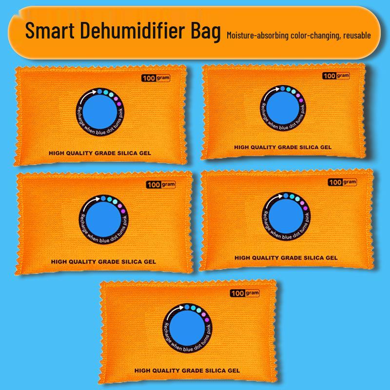 Küf Önleme İçin Renk Değiştiren Silika Jel Araç Nem Alıcısı