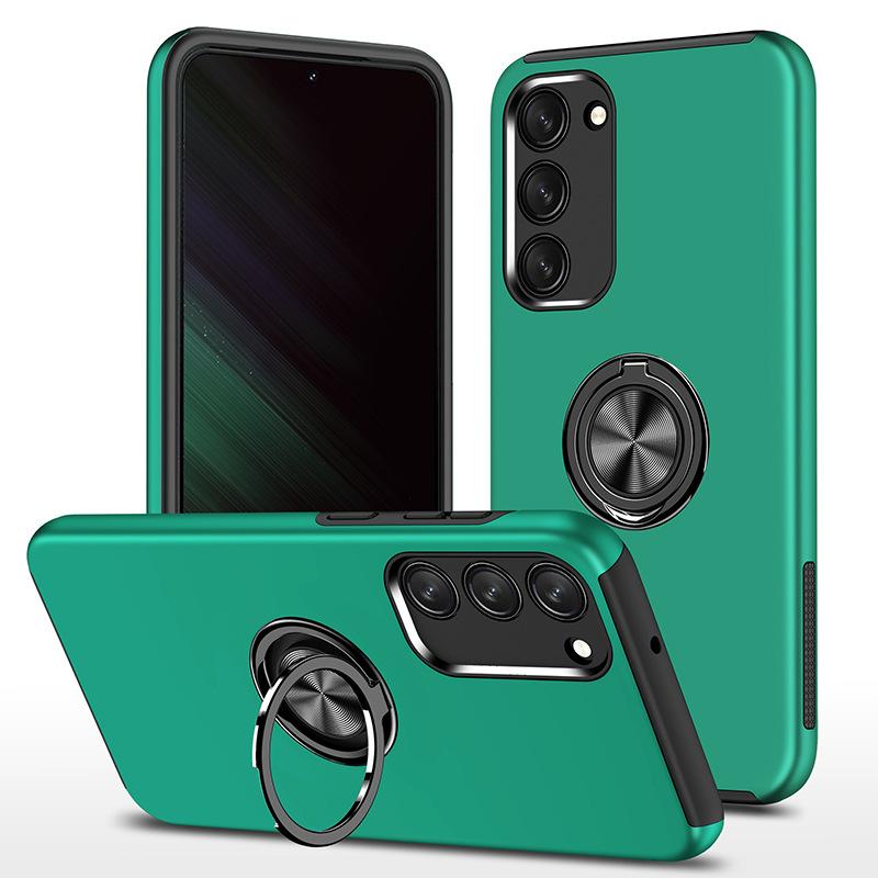 Hidden God Ring Suitable for Samsung S24FE mobile phone case S25edge bracket ultra anti-drop A36 protective case