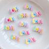 30Pcs New Cute Resin Small Letter Love Flat Back Ornament Jewelry Making Manicure Hairwear Accessories