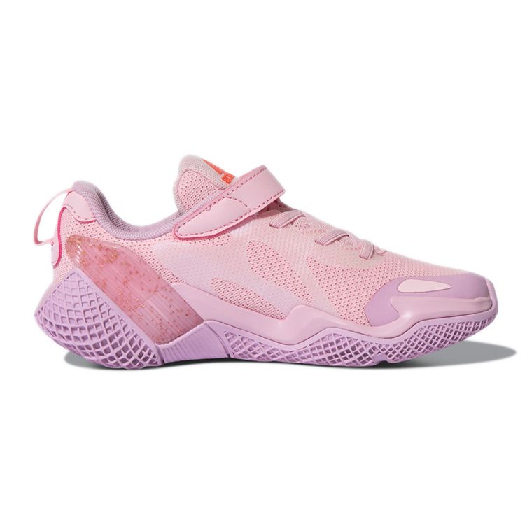 Adidas 4Uture Rnr El K Durable Breathable Lightweight Low Top Kids Running Shoes Kids Running Shoes Pink FX2187