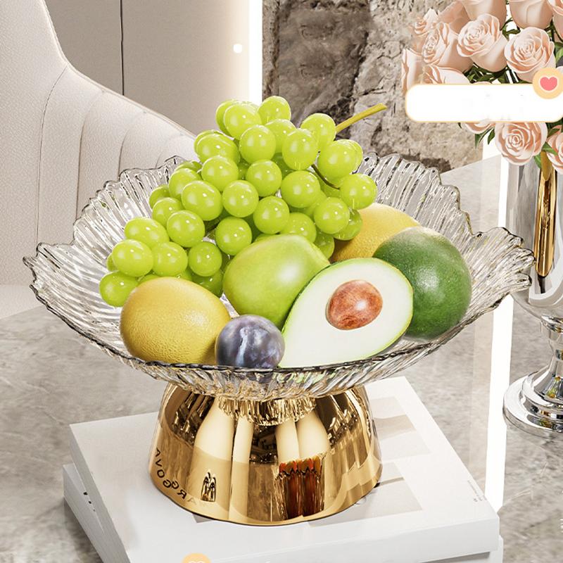 1PC Convenient Tea Break Occasions Lightweight Reusable Petal Shaped Family Plastic Daily Storage Fruit Plate Elegant Detachable