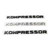 Compatible with Mercedes-Benz C-Class/E-Class C200/C180/E300 Rear Tail KOMPRESSOR Car Emblem Sticker.