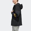Adidas Neo Casual Sports Spliced Hooded Windbreaker Jacket Men Outerwear Black FK9947