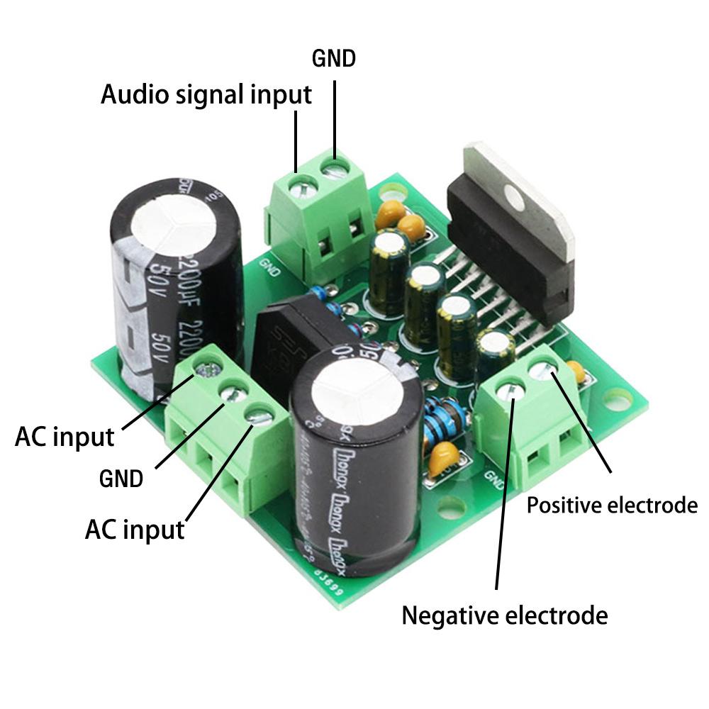 TDA7294 100W Mono Digital Power Amplifier Board High Power Dual 12-32V Single Channel HiFi Audio Amplifier Module For DIY Speake