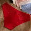 3Pcs/Set Lace Woman Panties Silk New Female Underwear for Woman Seamless Solid Lingerie Panties 3Pcs Free Shipping
