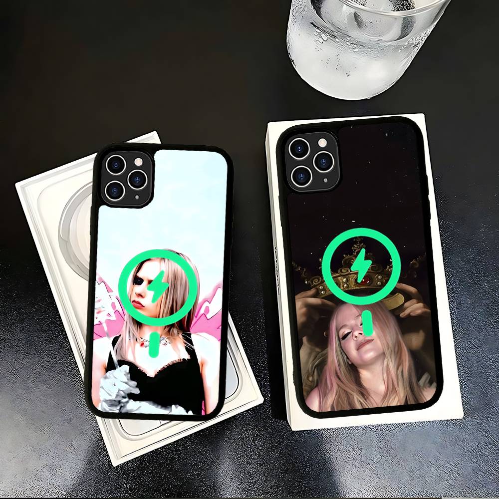 Avril Ramona Lavigne For Magsafe Magnetic Phone Case For IPhone 17 16 15 14 13 12 11 Plus Pro Max PC+TPU Cover