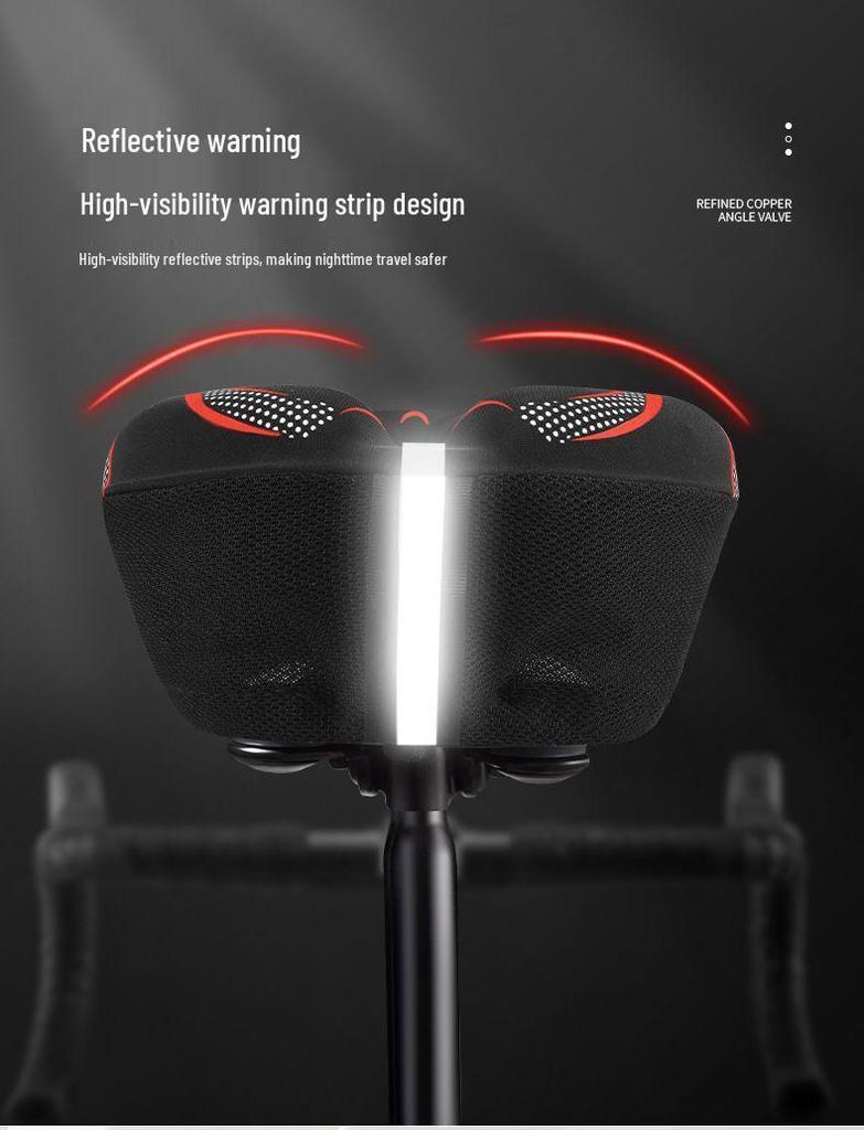 Super Soft Silicone Bicycle Seat Cushion - Universal Shock-Absorbing Cover for Mountain and Road Bikes