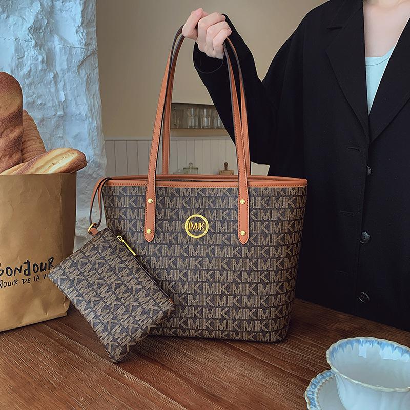 Bag Women's Four Seasons New Fashion Letter Printed Tote Bag Versatile Large Capacity Shoulder Handbag