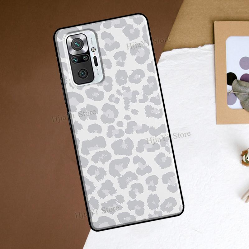 Leopard Print Black Cheetah Pattern For Xiaomi Redmi Note 10 11 Pro 10S 11S Note 7 8 9 Pro Case For Redmi 10 9 9A 9C 9T Cover