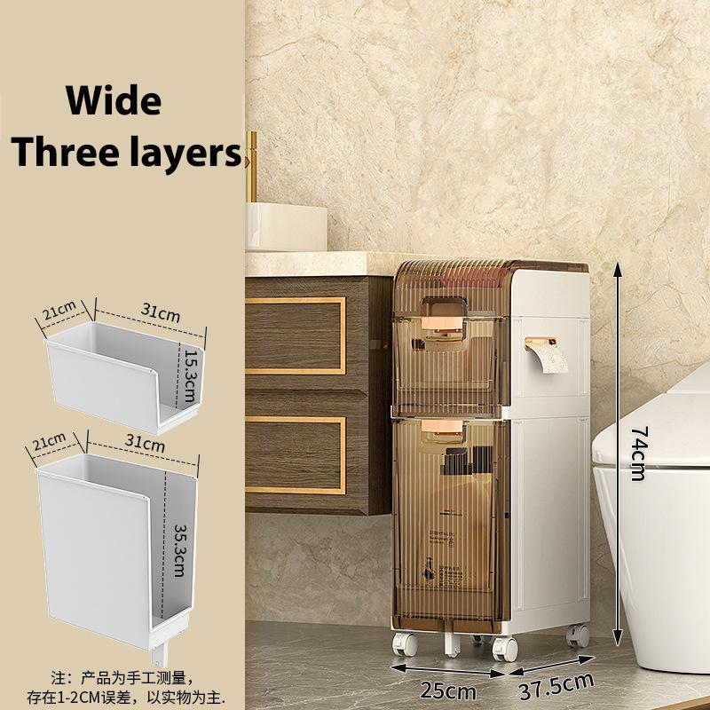 

Шкаф для ванной комнаты, полка для хранения вещей, многоуровневый ящик, органайзер для узких бытовых нужд, для ванной, кухни, боковых шкафов, автомобилей