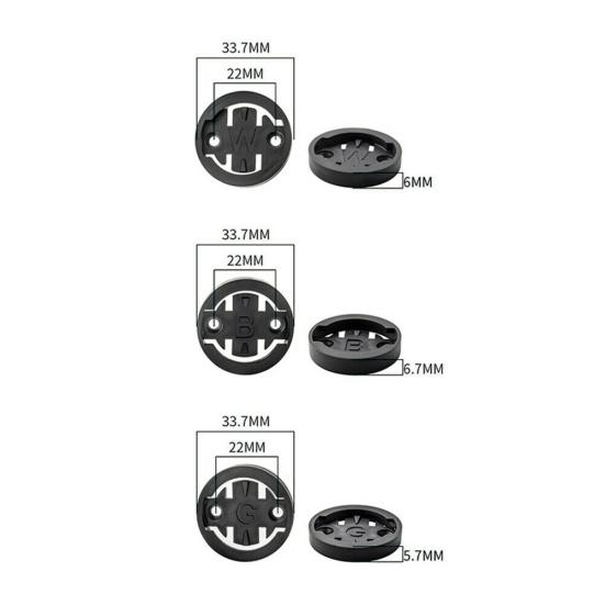 Plastic Mountain Bike Headset Cover Stopwatch Conversion Seat for Garmin Bryton