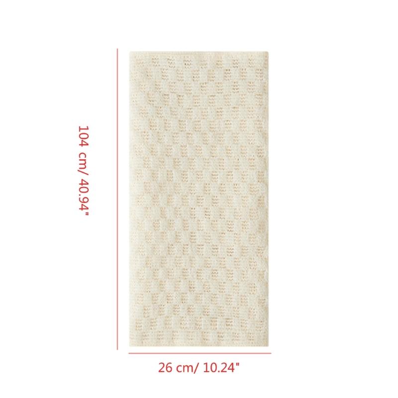 Japanischer Peeling-Waschlappen Bade-Rückenbürste Polyester Handtuch Bürste für Rückenhandtücher Peeling-Schrubben Dusche Körper Badezimmer