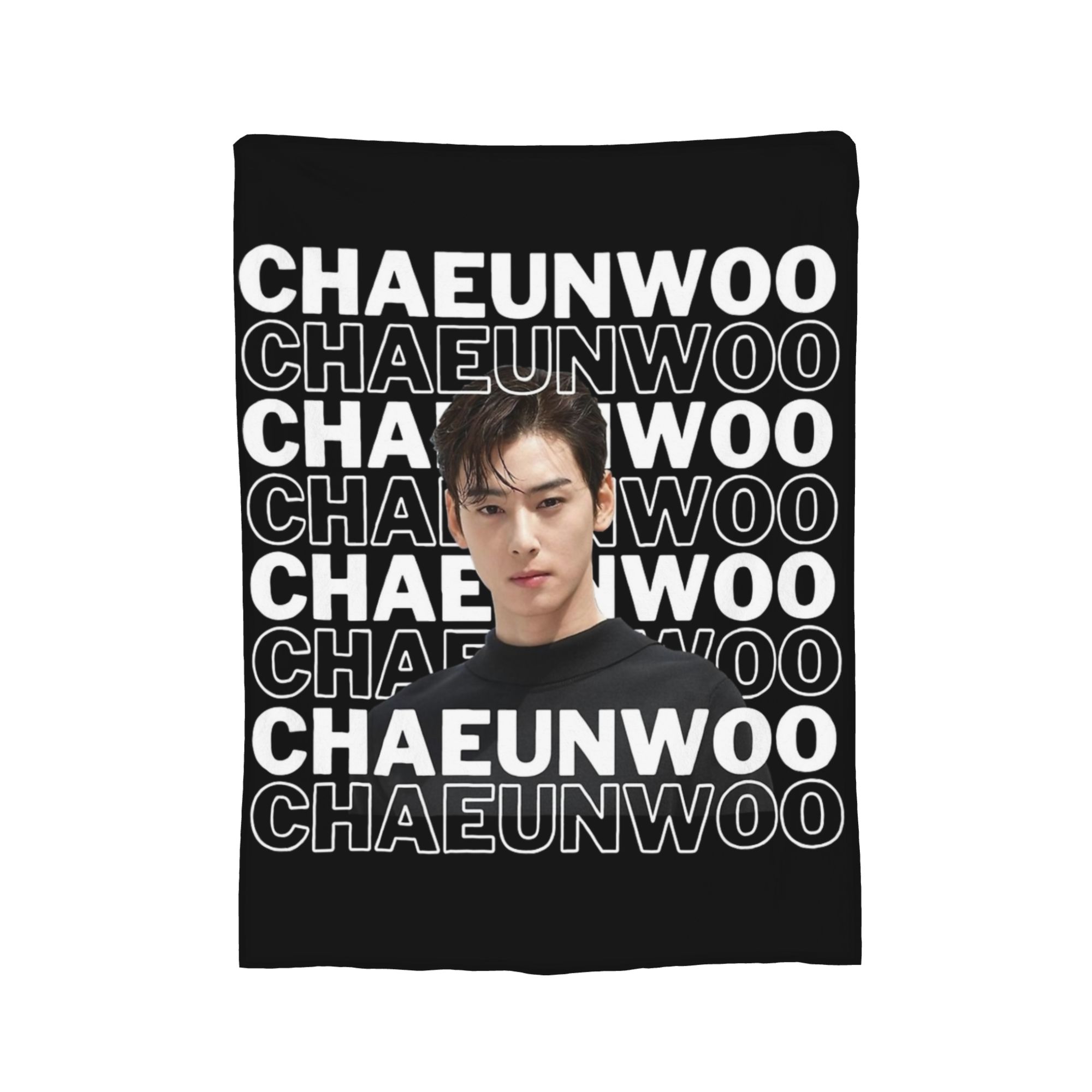 

ASTRO Cha Eun Woo Blanket Coral Fleece Plush Spring/Autumn Breathable Super Soft Throw Blanket for Sofa Car Bedding Throws 30x40in