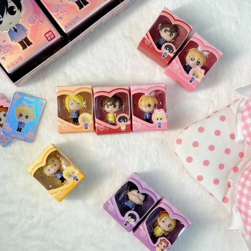 Hot New Ouran High School Host Club Mini Rice Grain Doll Cute Mini Anime Action Figure Desktop Ornamen Festival Gifts