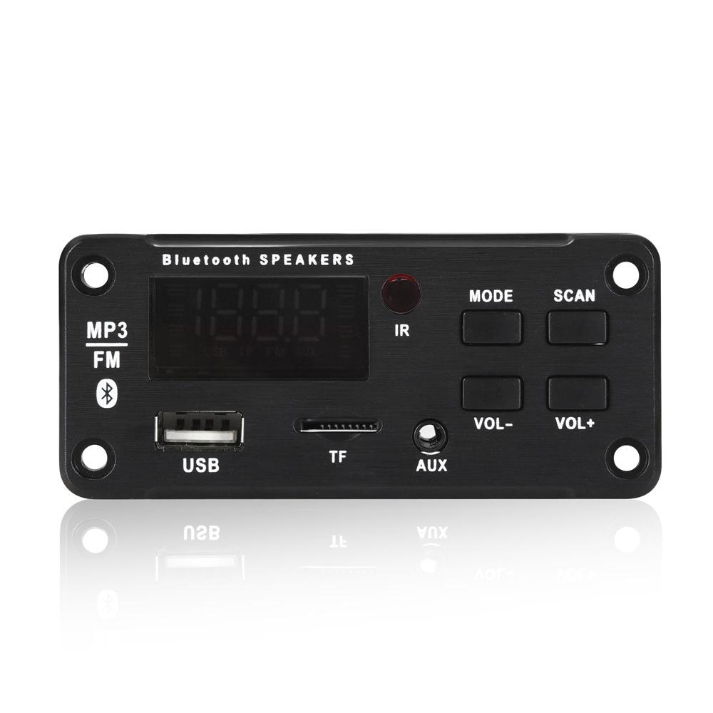 Suur värviline ekraan Bluetoothi ​​ja võimsusvõimendiga 2 * 25 W koos kõnede salvestamise kadudeta auto Mp3 dekoodri tahvli mooduliga