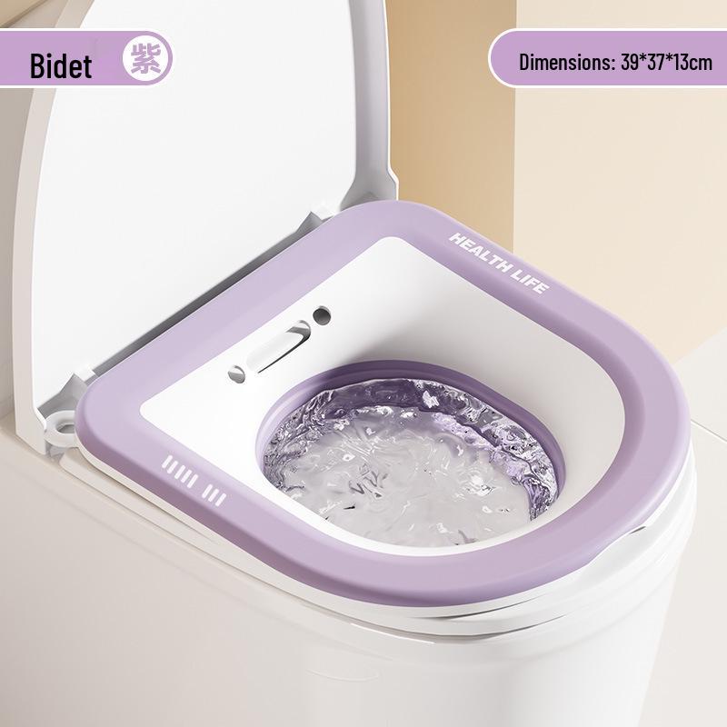 Foldable Sitz Bath Basin for Postpartum and Pregnancy Care - Toilet-Style Wash Basin for Intimate Hygiene