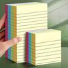 100Pcs/set Sticky Notes - 4-Color Memo Pads, Tearable for Office, Home & School, Perfect for Holidays & Gifting