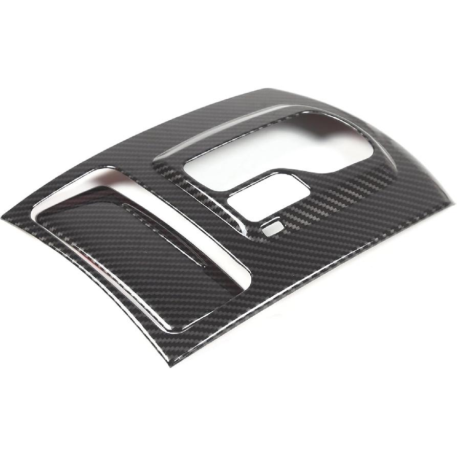 Gear Shift Panel Trim Cover Compatible with Infiniti G37 2009-2013, ABS Plastic Gear Shifter Console Anti-Scratch Frame Cover Accessories (Carbon