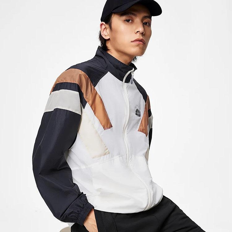 Li Ning Jacket Men's Ivory Black AJDT079-4