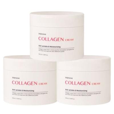(3 Stück) Intensive Kollagencreme 100ml/Feuchtigkeitscreme Hautbarriere Faltenverbesserung