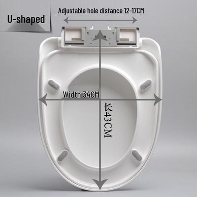 Miling Thickened U-shaped Toilet Seat