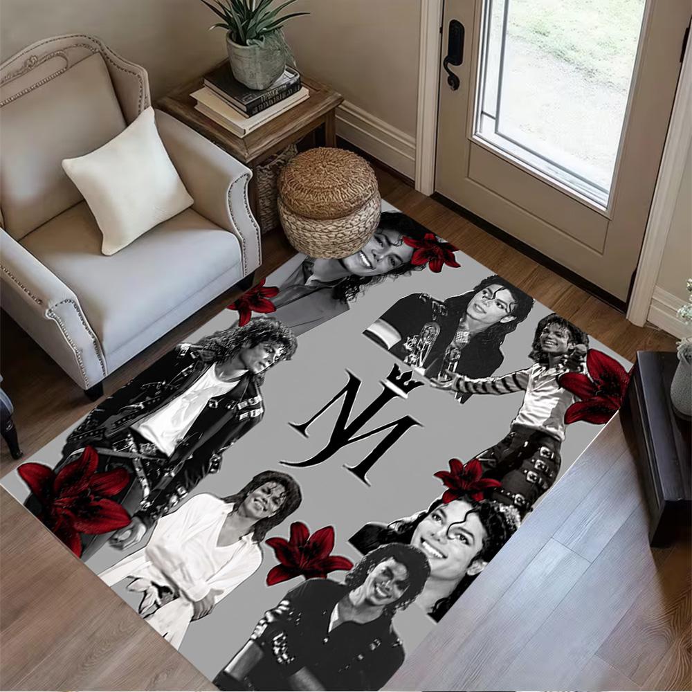 Elvis Presley Live Performance Floor Mat Suitable for Living Rooms Dining Room Study room Foyer Antislip Carpet Decorate Offices