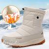 Men's and Women's Winter Fur One Thickened Plus Wool Fleece Waterproof Cozy Warm Warm Cold Lightweight Hiking Waterproof Non-slip Snow Boots