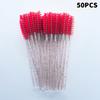 Disposable Crystal Eyelashes Brush Comb 50/100Pcs Eye Lashes Extension Mascara Wands Makeup Professional Makeup Beauty Tool