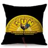 Famous National Park Vintage Poster Style Home Decoration Cushion Cover Yak Flamingo Forest Cotton Linen Sofa Chair Pillow Cases