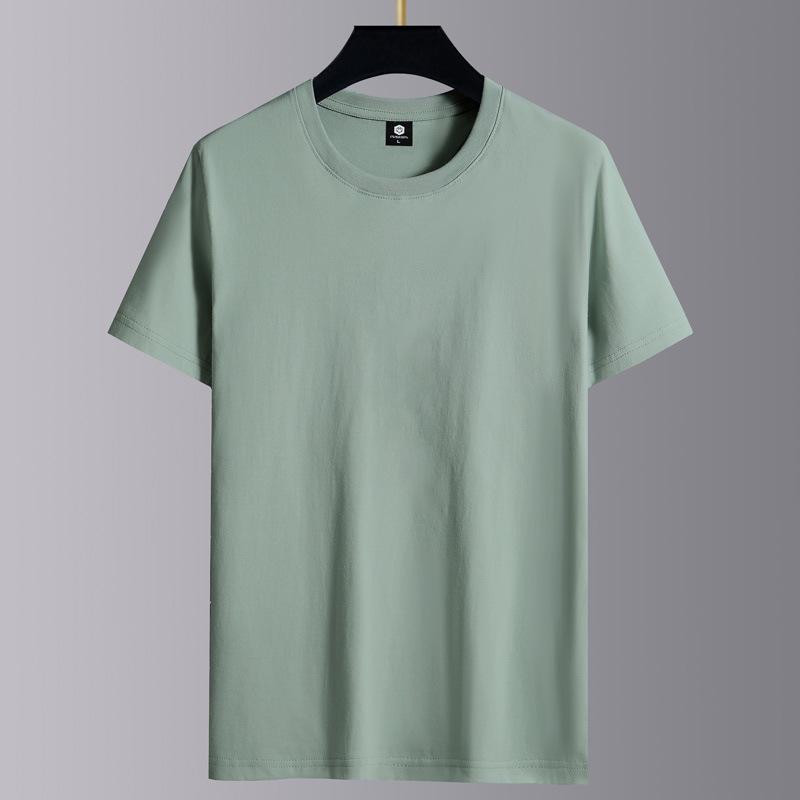 Lässiges Herren-T-Shirt mit Rundhalsausschnitt und kurzen Ärmeln – leicht, einfarbig, trendig und vielseitig für den Sommer