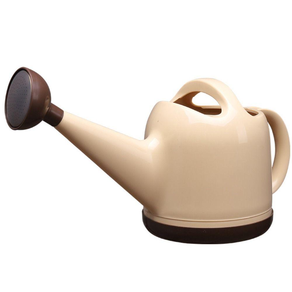 

Thickened 4L Watering Can Large Capacity Long Spout Kettle Watering Device Watering Pot Gardening бежевый
