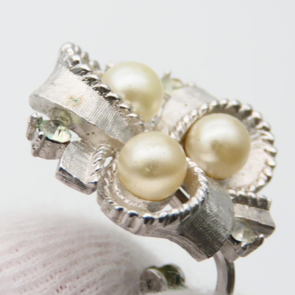 Gebraucht Ohrring TRIFARI Metall 10,8g Silber Trifari