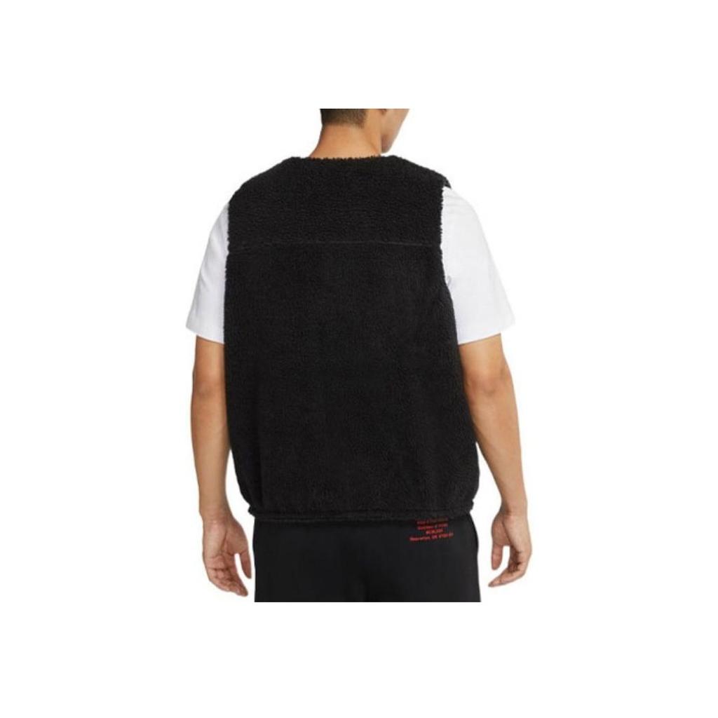Nike Reversible Fleece Vest With Logo Print And Pocket Detail Men Vest Purple DQ4879-010