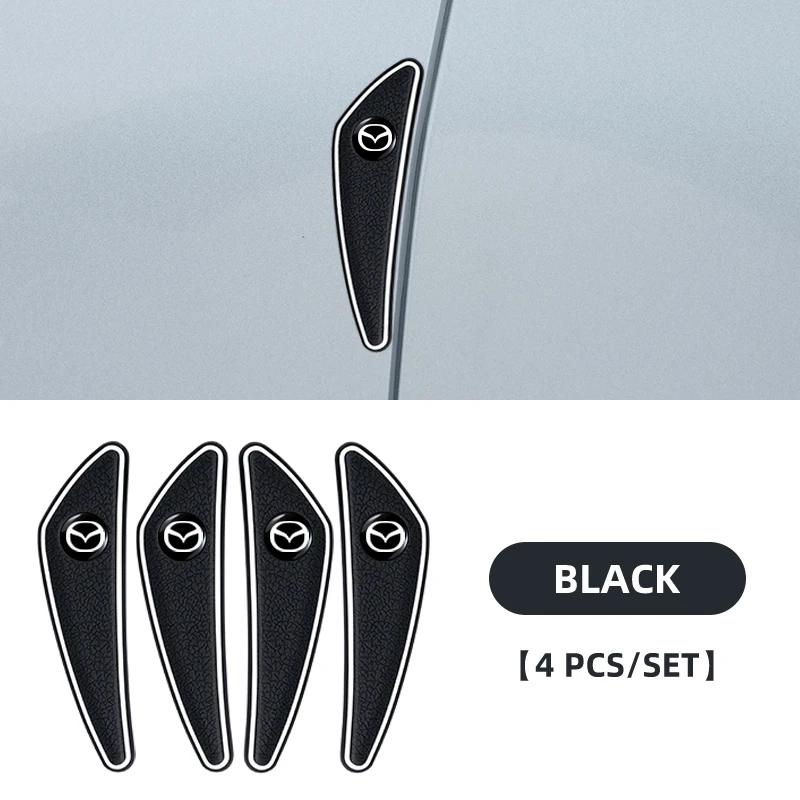 

2025 Hot 4pcs Car Body Bumper Antis-scratch Anti-collision Rubber Strips For Mazda 3 6 Atenza Axela Demio CX3 CX5 MP MS RX8 Acce