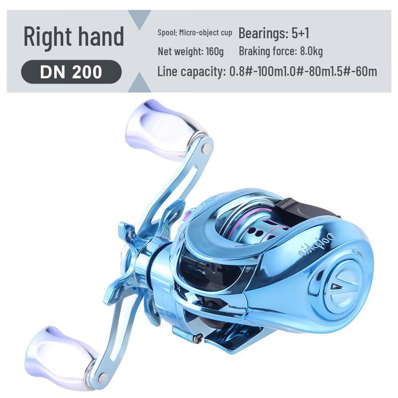 HAUT TON Three-Brake Micro Baitcasting Reel Standard