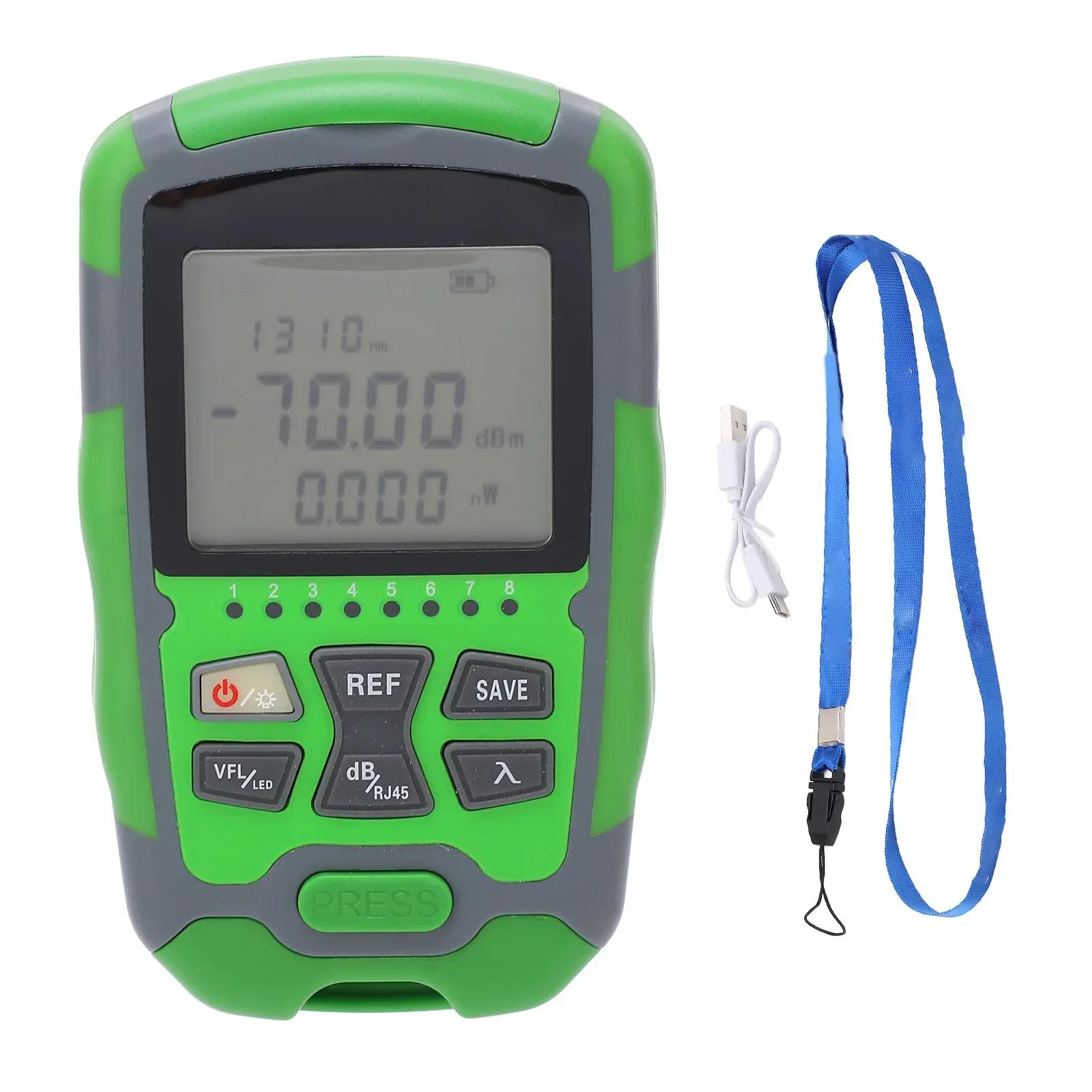 

AUA MC70 4-in-1 Optical Power Meter, -70 to +10dBm with Red Light Source & RJ45 Test, 650mAh Rechargeable 1MW
