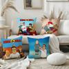 K-King Of The H-Hill Pillow Case Office Sofa Dorm Chair Back Short Plush Double-Sided Printing Home Cushion Cover