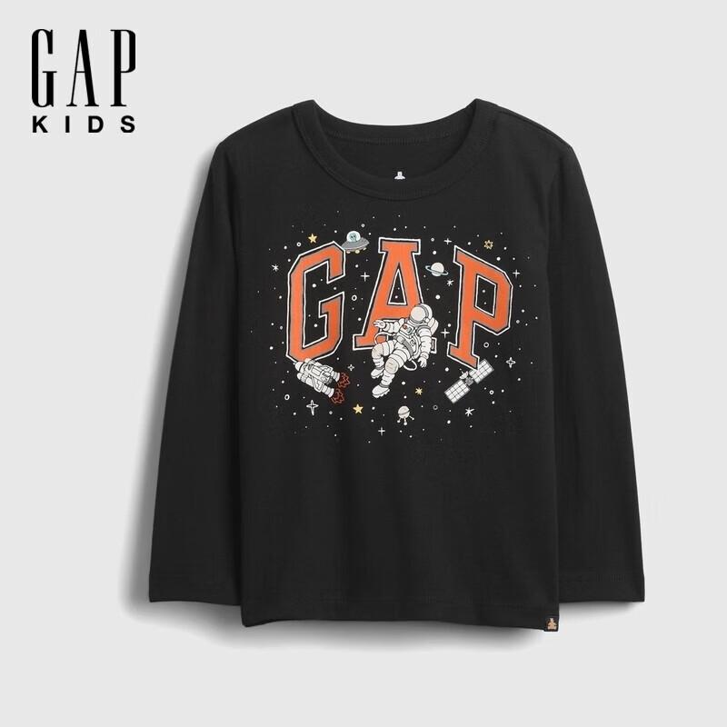 Gap Boys  Toddler Logo Print Cotton Long-Sleeve T-Shirt 110/60