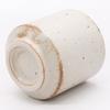 Mino Shino sake cup approximately 5cm in approximately 70ml ivory microwave and dishwasher made in ware, rust-colored glaze, straight-sided (guinomi),