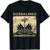 T-shirt Vintage con Stemma di Dessalines Bandiera di Haiti Indipendenza