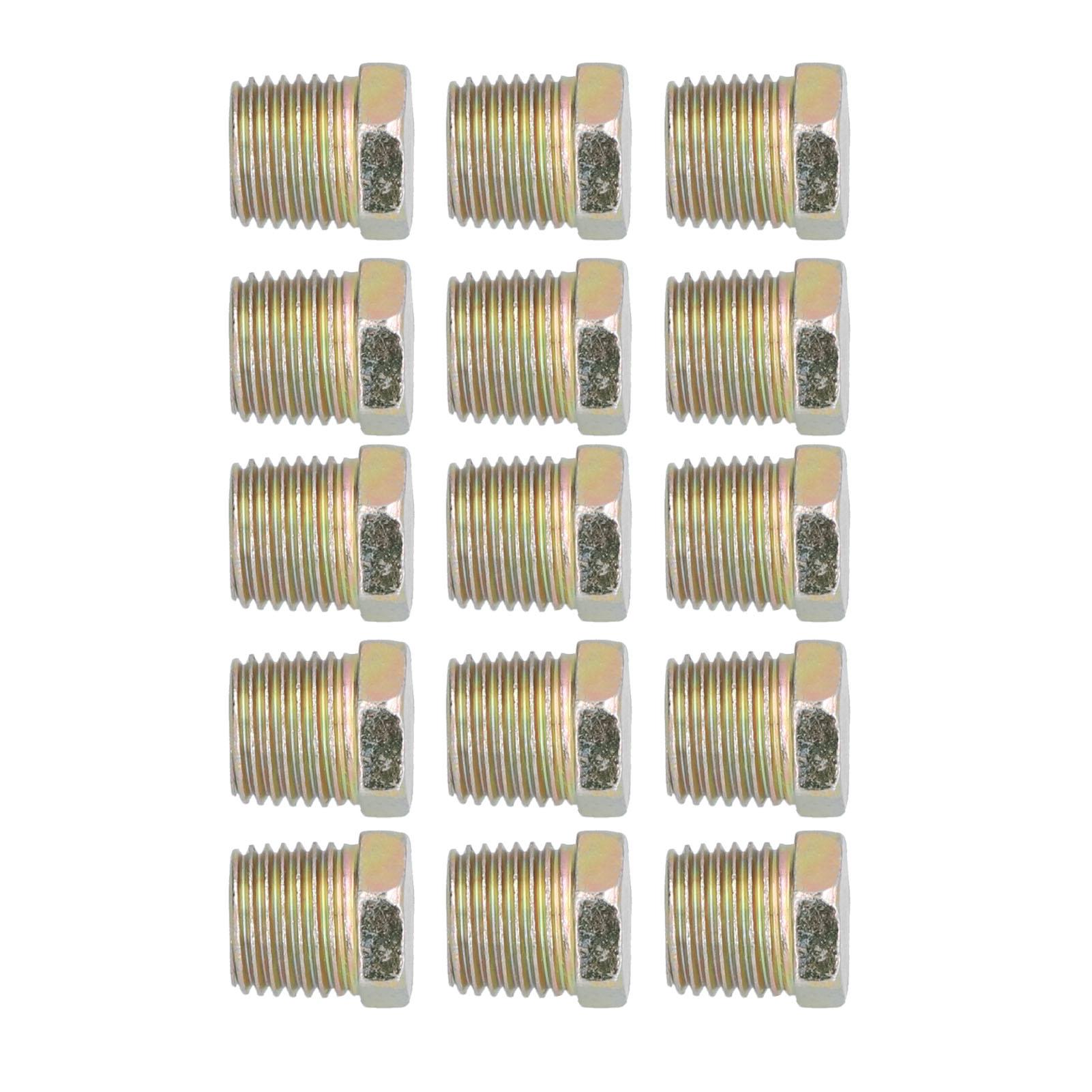 

15 Pcs Drain Plug Screw 329 14 Iron Hex Corrosion Resistance Convenient Outer Oil Pan Bolts