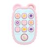 Baby Teether Mobile Phone Shape Silicone Teether Teething Toy Kids Sensory Educational Toy Baby Gift Set