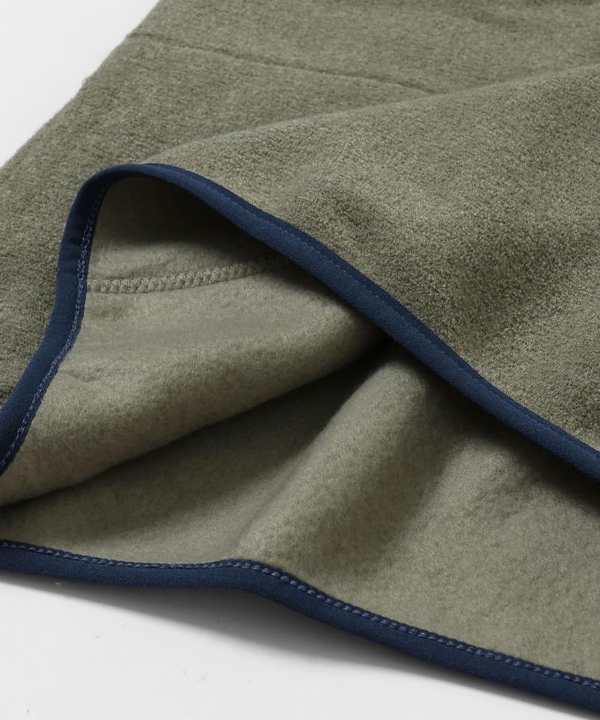 Brushed Boucle Fleece with Pocket Design Long Sleeve for Khaki [CLIFFE MAYER] T-shirt Men, MEDIUM,