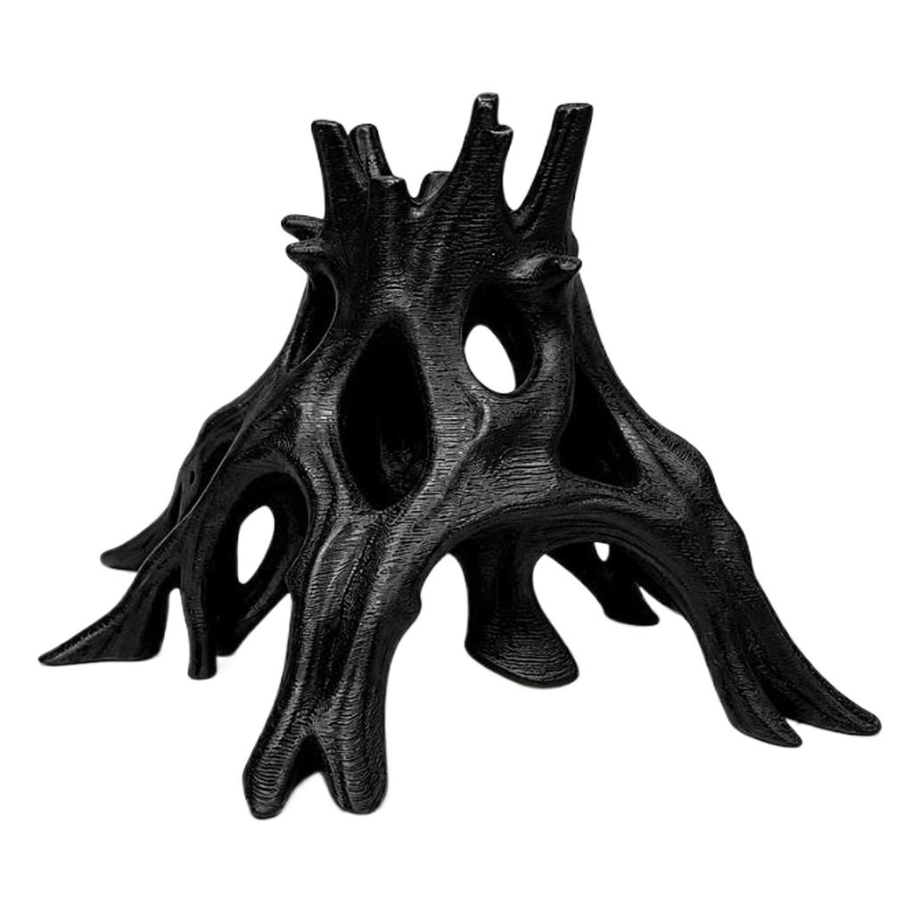 Aquarium Hideaway Tree Root Cave for Aquatic Pets to Breed, Play and Rest, Safe and Non-Toxic Resin Fish Tank Ornaments 7.7x6.4"